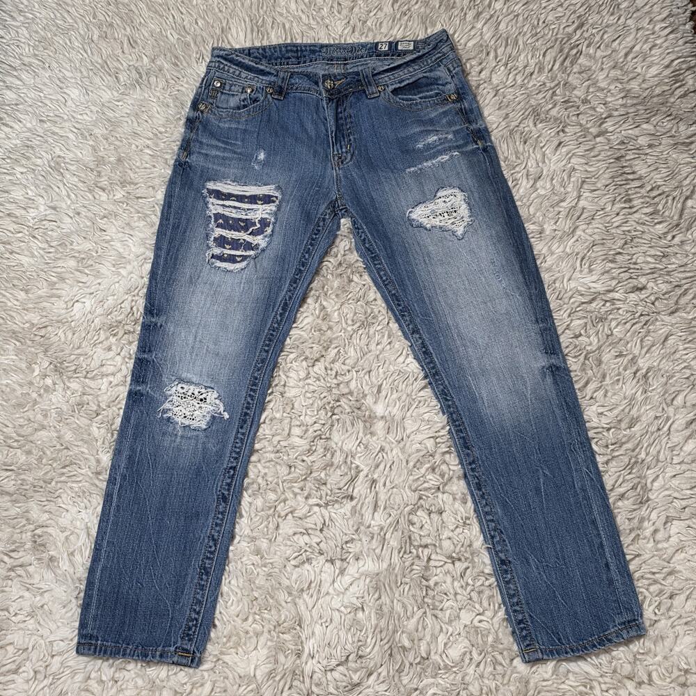 Miss Me Women's Boyfriend Ankle Jeans Size 27 Style #JB7262A